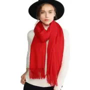 Scarfs for Women Fall Winter Pashmina Shawls and Wraps for Evening Dresses Red