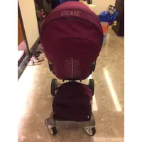 在飛比找蝦皮購物優惠-二手stokke xplory v3 高景觀雙向 大型紫色手