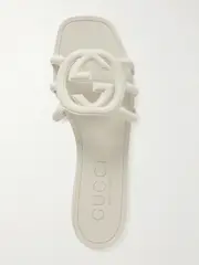 [Gucci] Gucci - Rubber Slides - White - IT39 IT 39 White