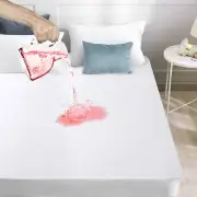Cooling Matress Protector Noiseless Cotton Waterproof Deep Pocket Vinyl Free New