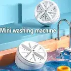 Mini Washing Machine USB Ultrasonic Turbine Travel Laundry Machine For Socks