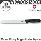 Victorinox Bread Knife 21cm Wavy Edge Blade Nylon Fibrox Black