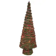 LVD Led Christmas Tree Berry Delight Home/Office Decor w/ Lead Lights 60cm