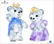 Swarovski 2018 Prince & Princess Kris Bear Retired, Signed & NMIB #5301569