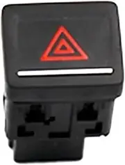 HAUAGEZWU Car Double Flash Light Lamp Switch Hazard Warning Emergency Switch Button Fit for Golf 7 MK7 VII 2013-2017 5GG953509 5GG 953 509