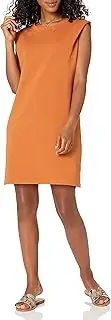 [The Drop] Women's Mariana Power Shoulder Mini Dress