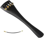 Violin 4/4 Carbon Fiber Tailpiece and Nylon Rope, Lightweight and Durable for Primary Level Violins