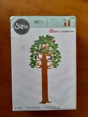 Sizzix Bare Tree w/Leaves Bigz L Die Set 3pc