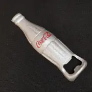 Coca-Cola Bottle Opener Coke Cast Iron Silver Colour #60598