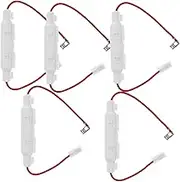 Cabilock 5Pcs High Voltage Microwave Fuse Replacement Kit Fuse Holder for Microwave Oven Parts Easy Install High Pressure Fuse for