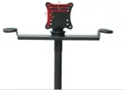 Audio2000'S AST420X LCD Monitor Karaoke Stand With Wheels Black New