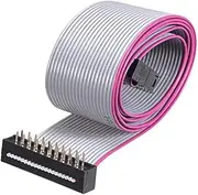 XYWHPGV IDC Wire Flat Cable FC/FD Connector A-type 20Pins 2.54mm Pitch 0.5m Length Gray(8ccf4 94f3a 12ac4 4cc0f 6ba62 213d3