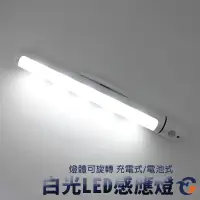 在飛比找蝦皮商城優惠-白光LED感應燈 蓋斯工具 LEDNL USB充電式 電池式