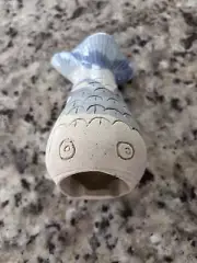 Pottery Fish Vintage Ashtray. Could Really Work For Anything VeryCute Piece 2873