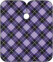 Halloween Argyle Buffalo Plaid Tartan Check Scotland Hair Cape 55x65 Inch Adjustable Cape For Hair Cutting for, Multicolor