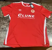 New NWT Umbro St. Pats Patricks FC Ireland 2016 Soccer Football Jersey XXL Clune