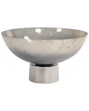 Howard Elliot Round Grotto Glass Footed Bowl