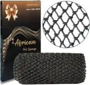 African Net Sponge Authentic African Bath Sponge Back Scrubber, Body Exfoliator
