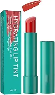 Non-Sticky Long Lasting Matte Balm Hydrating Liptint,Hydrating Stay All Day,Sheer Strength Hydrating Natural Ingredients Lipstick, 24-Hours Powerful Moisturizing Lipstick Women (Warm Red Brown)