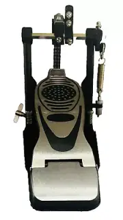 Bass Drum Pedal With Double Chain - Missing Felt Mallet - New Open Box - 1 pc.