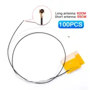 100PCS IPEX4 WiFi Antennas for Intel AX200 AX210 BE200 M.2 NGFF Wireless BT Card