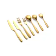 Sherwood Nouveau 56 Piece Cutlery Set Matte Gold