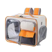 Large Capacity Cat Dog Backpack Outdoor Portable Pet Carrier Canvas Travel Bag