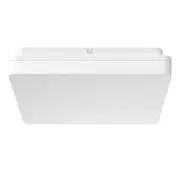 SUNSET-300 Square LED Oyster Light Trio 25w in White