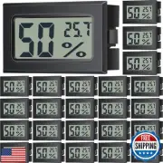 Kanayu 24 Pack Mini Digital Hygrometer Thermometers Indoor Humidity Monitor T