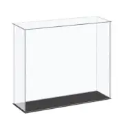 Acrylic Display Case Plastic Box Cube Storage Box Clear 36x11x30.5cm