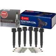 Denso 6 COP Ignition Coils & NGK 6 V-Power Spark Plugs Kit For Toyota V6 1GR-FE (for: Toyota)