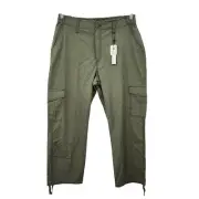 New NWT Sanctuary Style xpg166r3 Green Cargo Pants Size XL