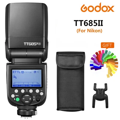 Godox TT685II-N TT685N II TTL HSS Camera Flash Light Speedlite for Nikon Cameras