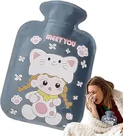 Hot Water Bag | Plush Hot Water Bag 500ml Hot Water Bag | Large Capacity Soft Heating Pad Bed Warmer for Hand & Waist