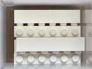 LEGO Parts - White Brick 1 x 6 - No 3009 - QTY 5
