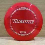 New Discraft Vulture | Z | Red w/ White Stamp | 175-176g