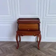 1/12 scale dollhouse furniture roll-up desk storage table mini furniture modelxq