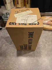 Vintage Sealed Quaker Oats Ceramic Cookie Jar Canister Jar. 1977