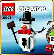 [LEGO] Creator Snowman Mini Figure Bagged Set 44 Pieces 30008