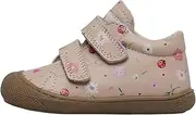 [Naturino] Leather First Walking Shoes with Floral Print