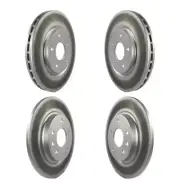 [Front+Rear] Coated Brake Rotors Kit For Chrysler Pacifica Voyager Grand Caravan (for: Chrysler)