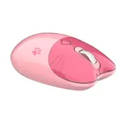 Catzon Cute Noiseless Computer Mouse with 2.4G Portable USB Receiver and 3 Adjustable DPI M3DM-Pink
