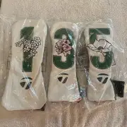 TaylorMade 2022 Season Opener Masters Head Cover Set Driver, 3 Wood, 5 Wood, NEW