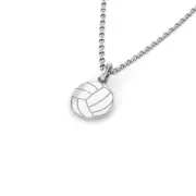Netball Flat Ball Pendant