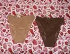SKIMS Size XXS Bundle Mesh High Cut Brief + Bikini Panty Ochre & Jasper Panties