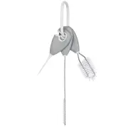 Straw & Sippy Cup Top Cleaning Set - Grey