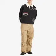 Wooyoungmi Long Sleeve Patch Polo