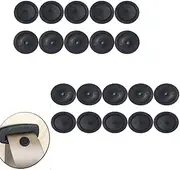 FUNNTY 10 Sets Seat Belt Button, Universal Fit Seatbelt Stopper, Snap-on Seat Belt Button Stop,Snap-on Seat Belt Button Stop, for SUV Truck Automobile(Black)