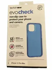 tech21 Evo Check Phone Case for Apple iPhone 12 Pro Max Classic Blue