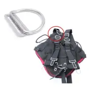 Adjustable Diving Weight Belt Slider Stainless Steel Sidemount Trim Tool